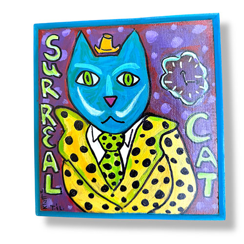 Kluttz 7x7 Surreal Cat WP5205
